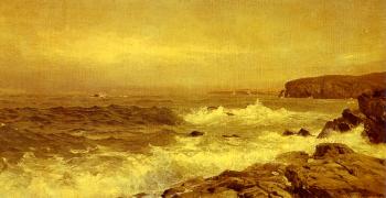 William Trost Richards : Rocky Sea Coast